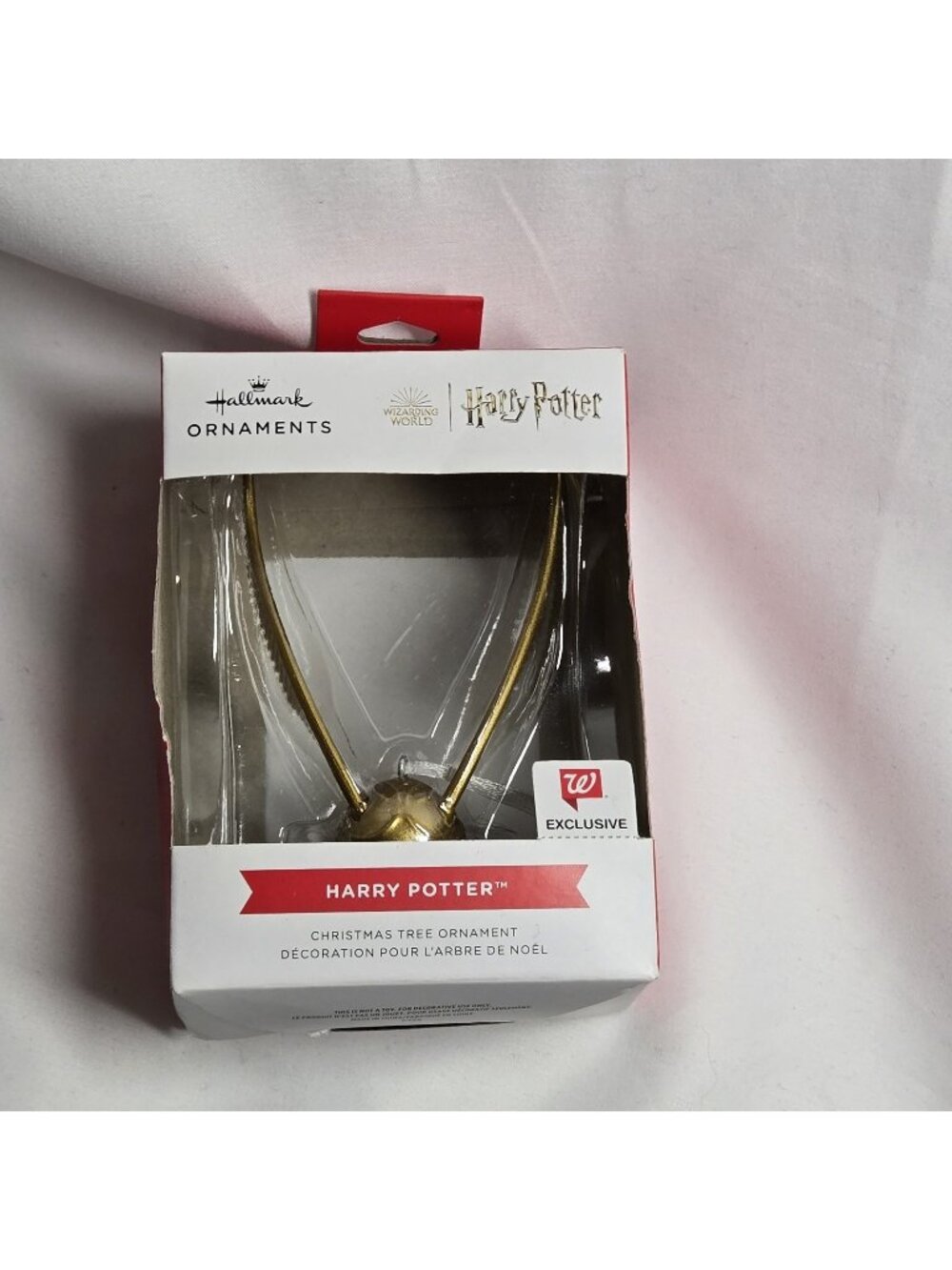 HARRY POTTER-HALLMARK ORNAMENT -GOLDEN SNITCH - 2022 WALGREENS EXCLUSIVE - NIB
